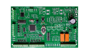 FoxSec FSAC V7.3 access control motherboard with multiple input/output terminals and DIP switches