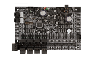 FoxSec FS9316 black controller board with relay extensions and extensive zone sensor inputs